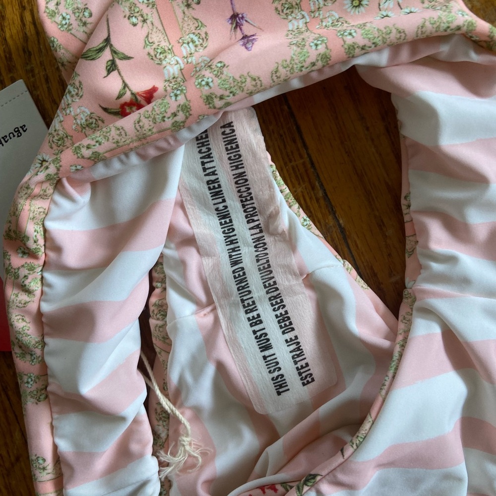 Aguabendita floral dainty bikini bottom size XXL brand new with tags - Picture 4 of 4